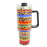 SC-4412-P Morgan Tumbler Serape Leopard