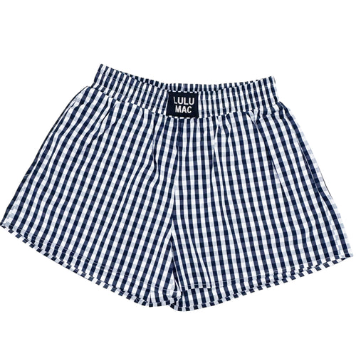 【frank&morris】SHORTS 07 Gingham M ネイビー fit=scale-down,w=1200