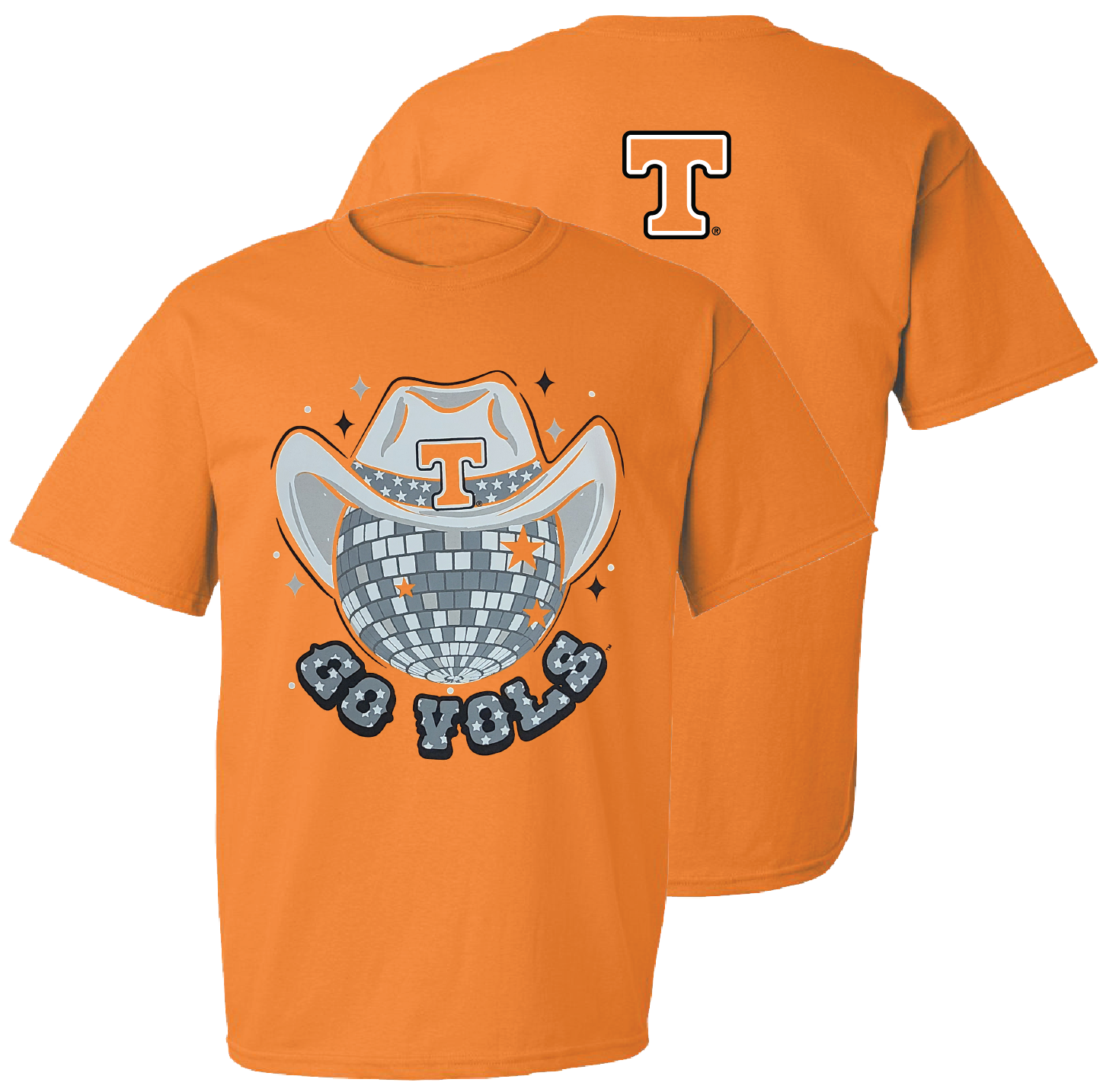 Tennessee Go Vols Disco TN Orange