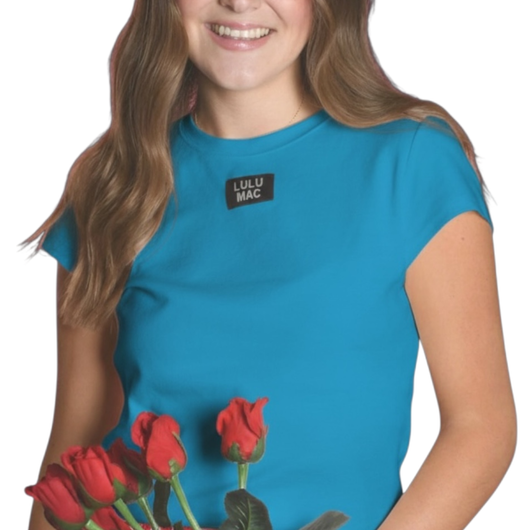 LM-TP1000- BABY DOLL TOP SS-TEAL