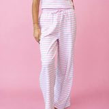 LM-MC-STRIPE MONOCHROME PANT-LIGHT PINK