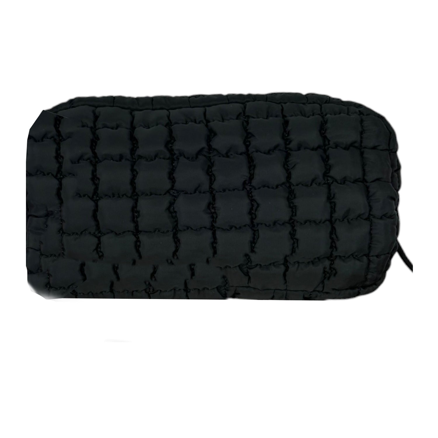GZ-4282 Puffer Quilted Makeup Bag Black