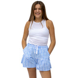 LM-1112 BLUE MODERN SKORT