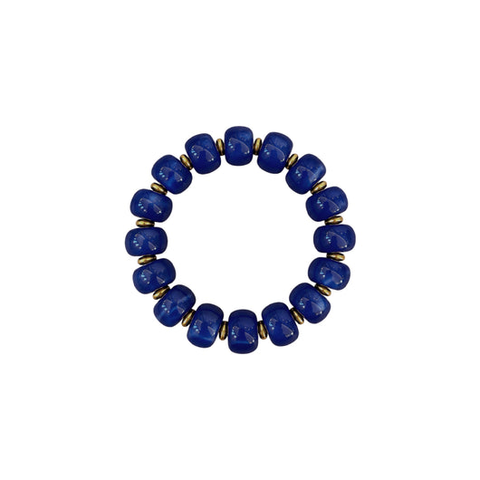 LM-BR-1006 BEADED BRACELET - ROYAL