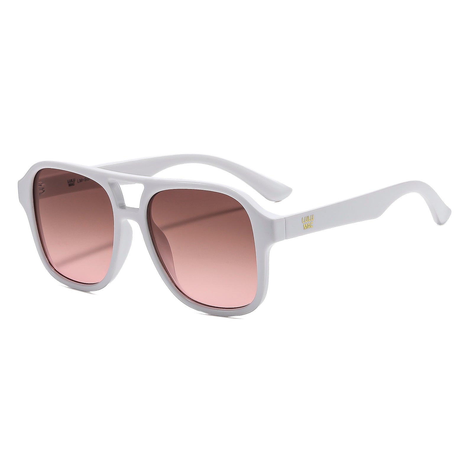 LM-SG-1001 Camille White Sunglasses