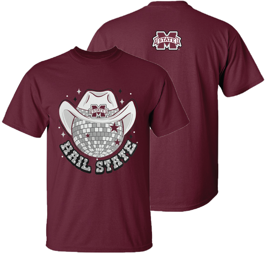 MSU Hail State Disco Maroon