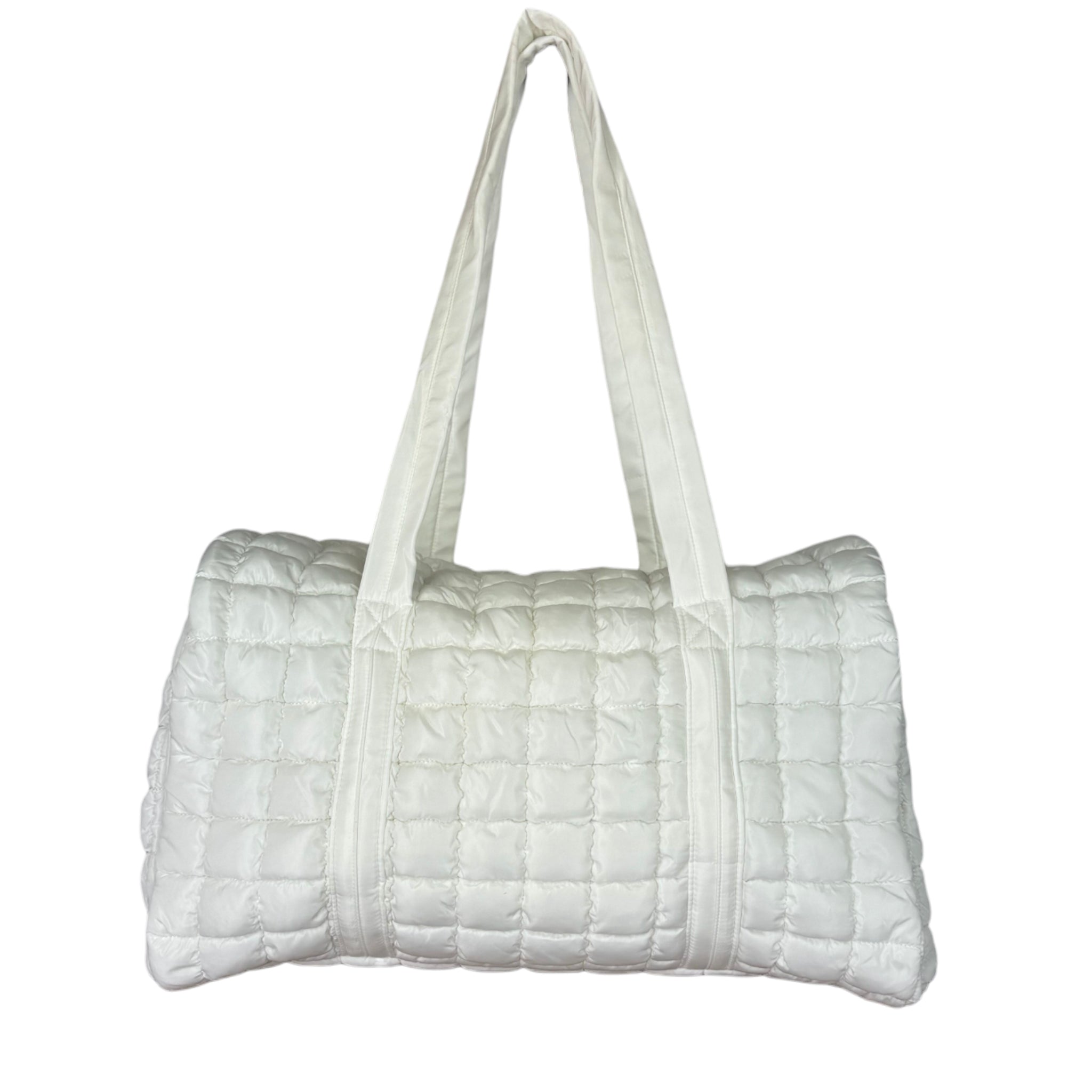 GZ-2812 Puffer Quilted Duffle White