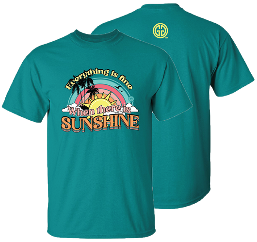 Sunshine in My Soul Vintage Graphic Tee Stone / Small Sunshine in My Soul Vintage Graphic Tee Stone / Small