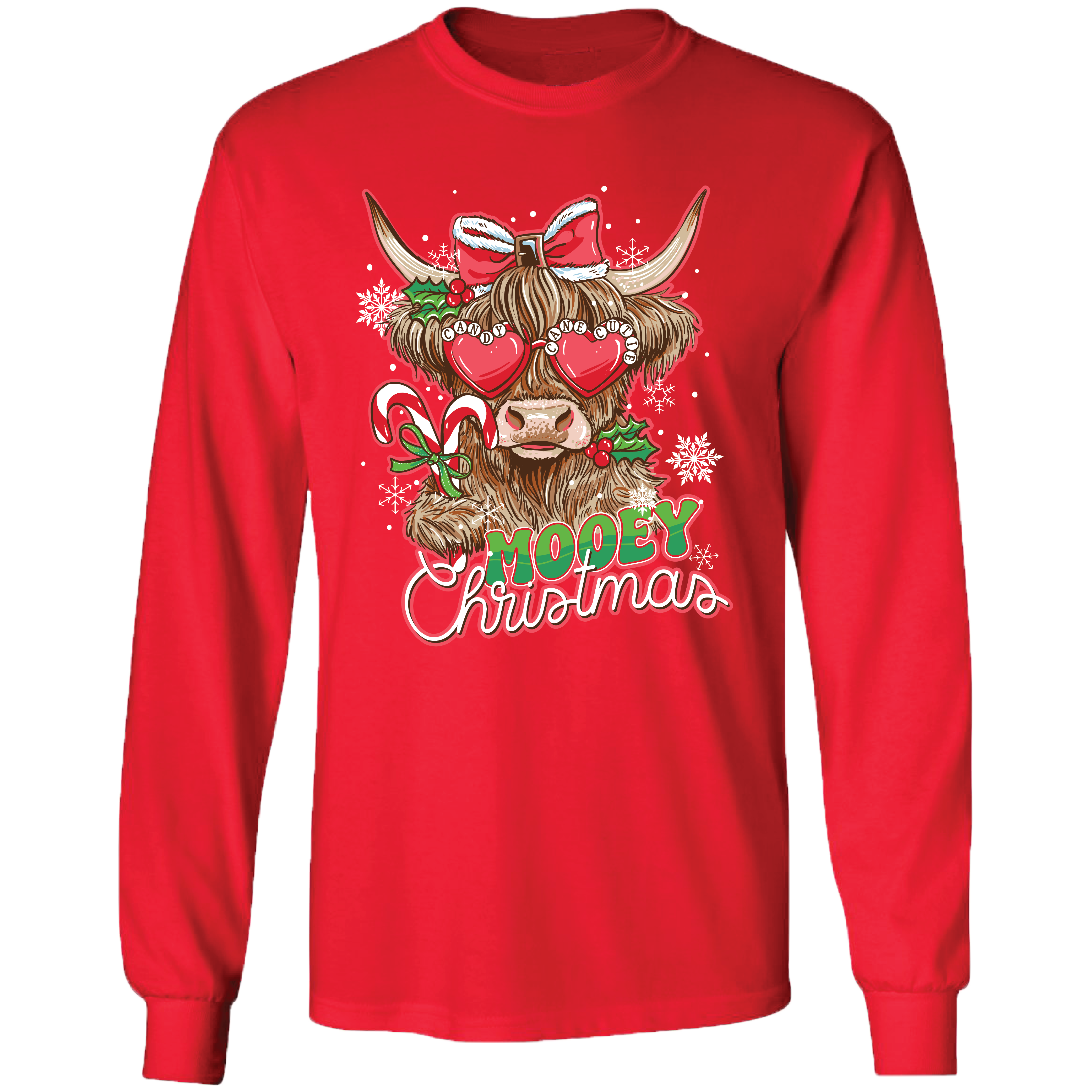 2777 Mooey Christmas Highland-Red