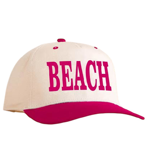 LM-3014 BEACH CAP HOT PINK
