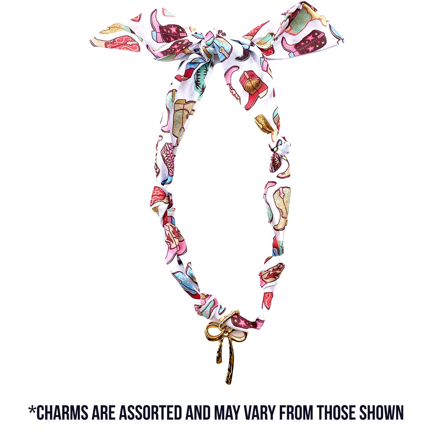 TW-1021 SCARF NECKLACE WITH CHARM