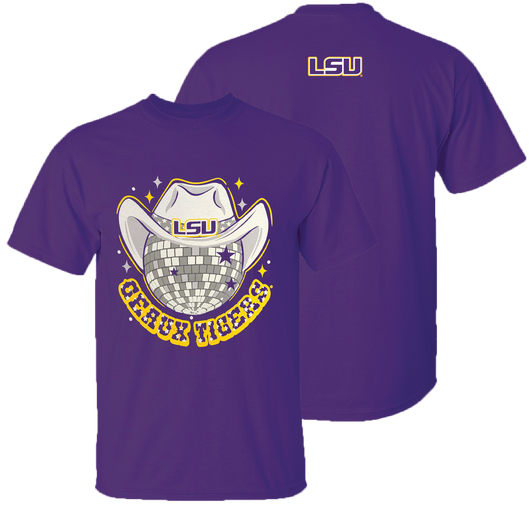 LSU Geaux Tigers Disco Purple