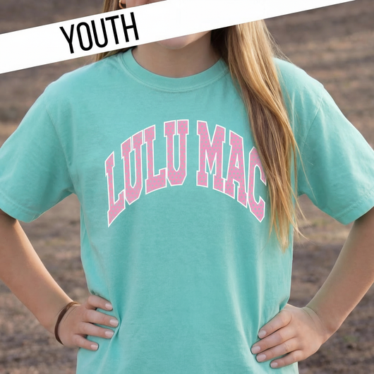 KD-PD-1001 Dot Chalky Mint Youth Comfort Colors Tee