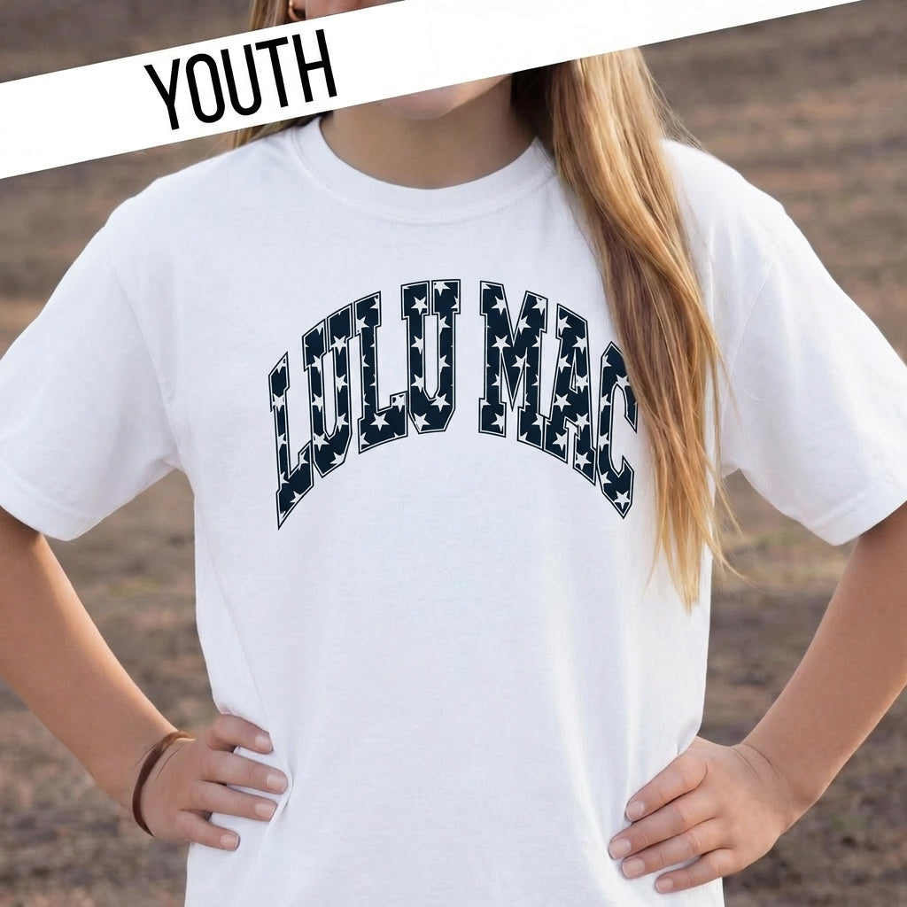 KD-STAR-1000 NAVY YOUTH COMFORT COLORS TEE