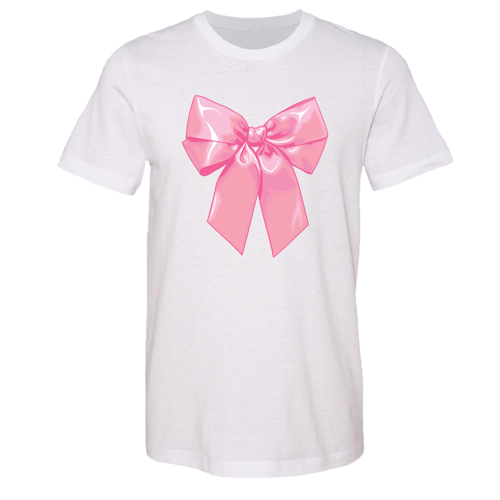 white dress shirt with pink bow tie Tyler's Simple Pink Bow Tie