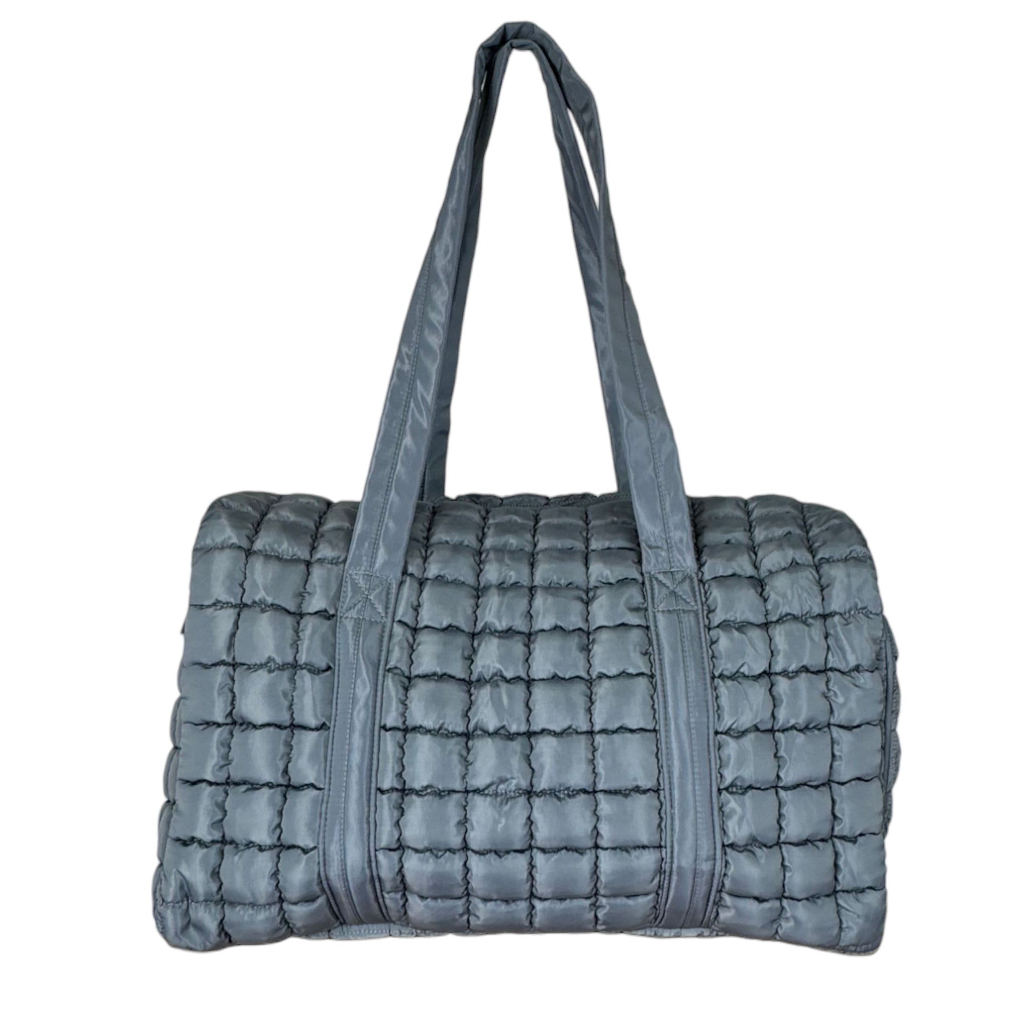 GZ-2812 Puffer Quilted Duffle Grey