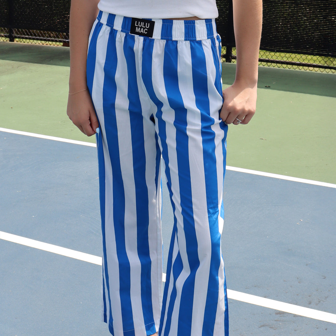 PADB- DARBY STRIPE PANT ROYAL