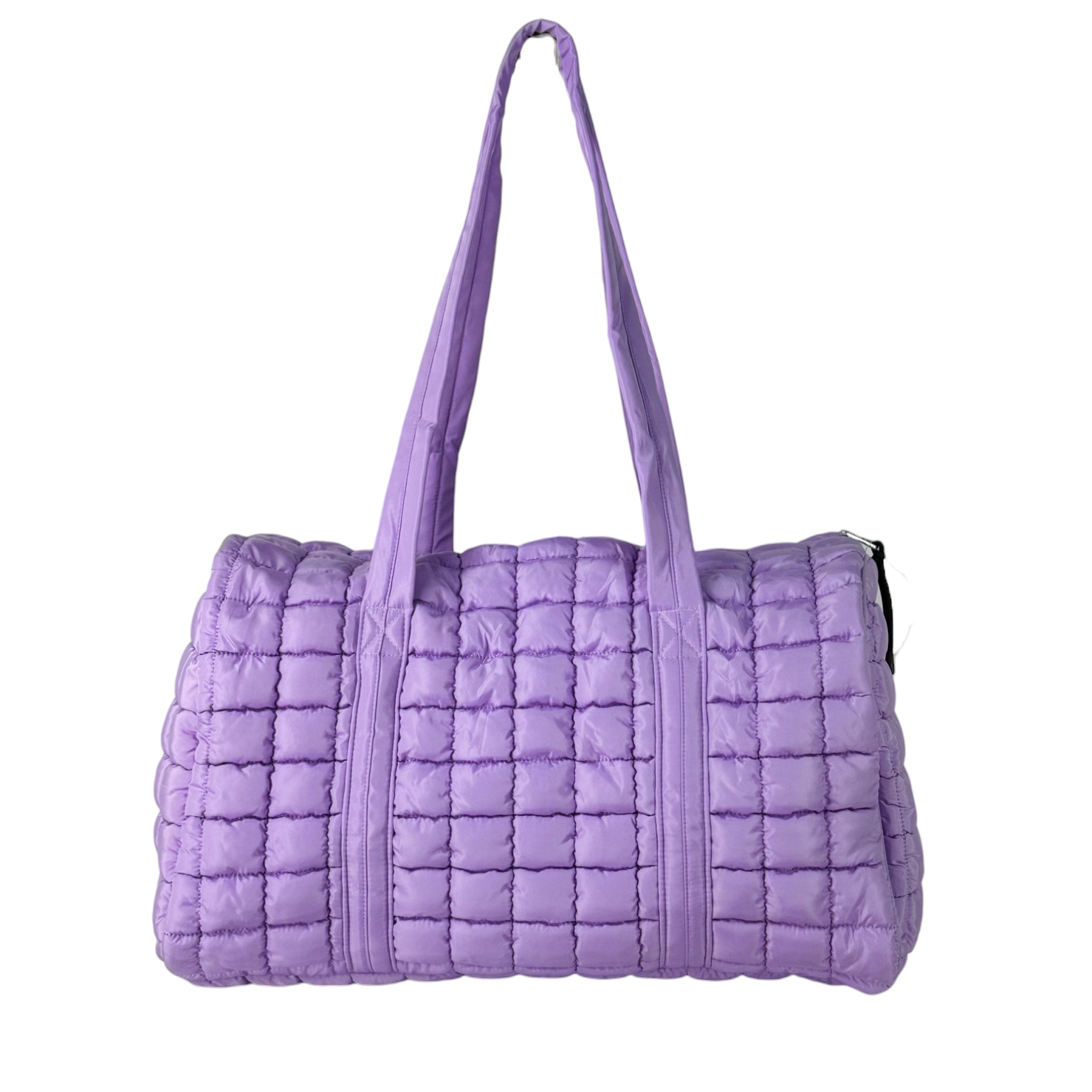 GZ-2812 Puffer Quilted Duffle Lavender