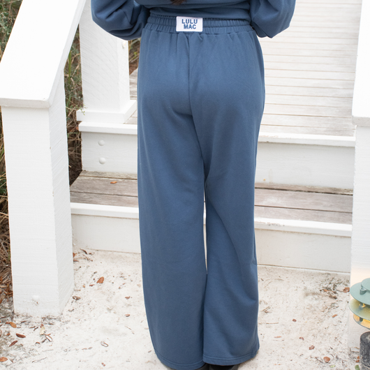 LM-PA-1001  TERRY CLOTH PANT-NAVY