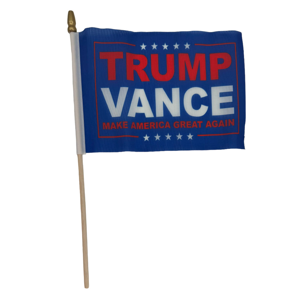 MINI TRUMP/VANCE FLAG ROYAL – girliegirloriginals