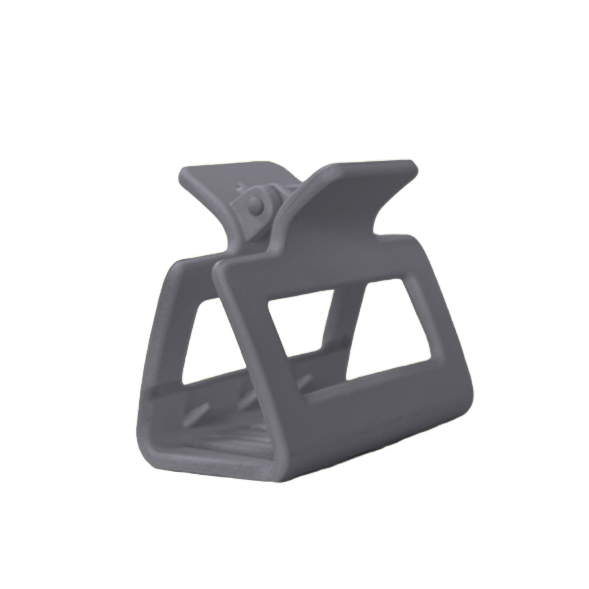 HCS-14S Small Square Hair Clip-Grey