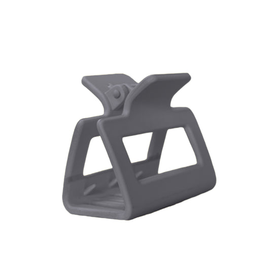 HCS-14S Small Square Hair Clip-Grey