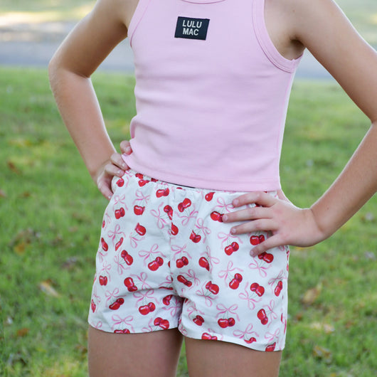 LM-KSH-1006-Cherry KIDS SHORTS
