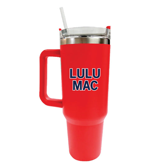 SC-4412-LM Morgan Tumbler Red with Navy/White Logo
