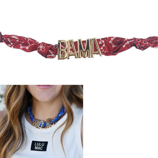TEAM CHARM NECKLACE-BAMA