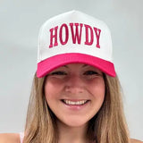 LM-3014 HOWDY CAP HOT PINK