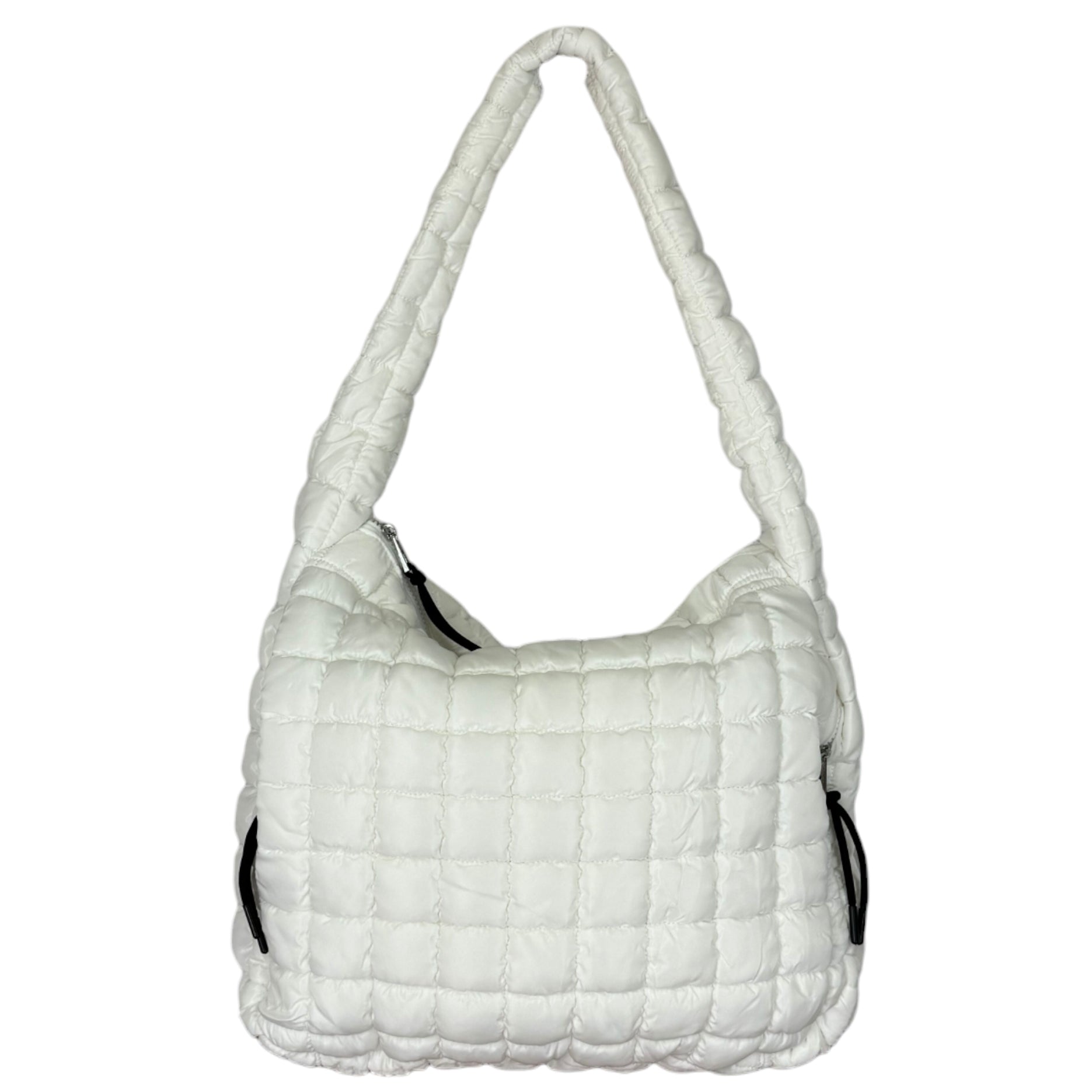 GZ-4171 Puffer Quilted Handbag White