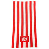 BT1413-Red Darby Beach Towel