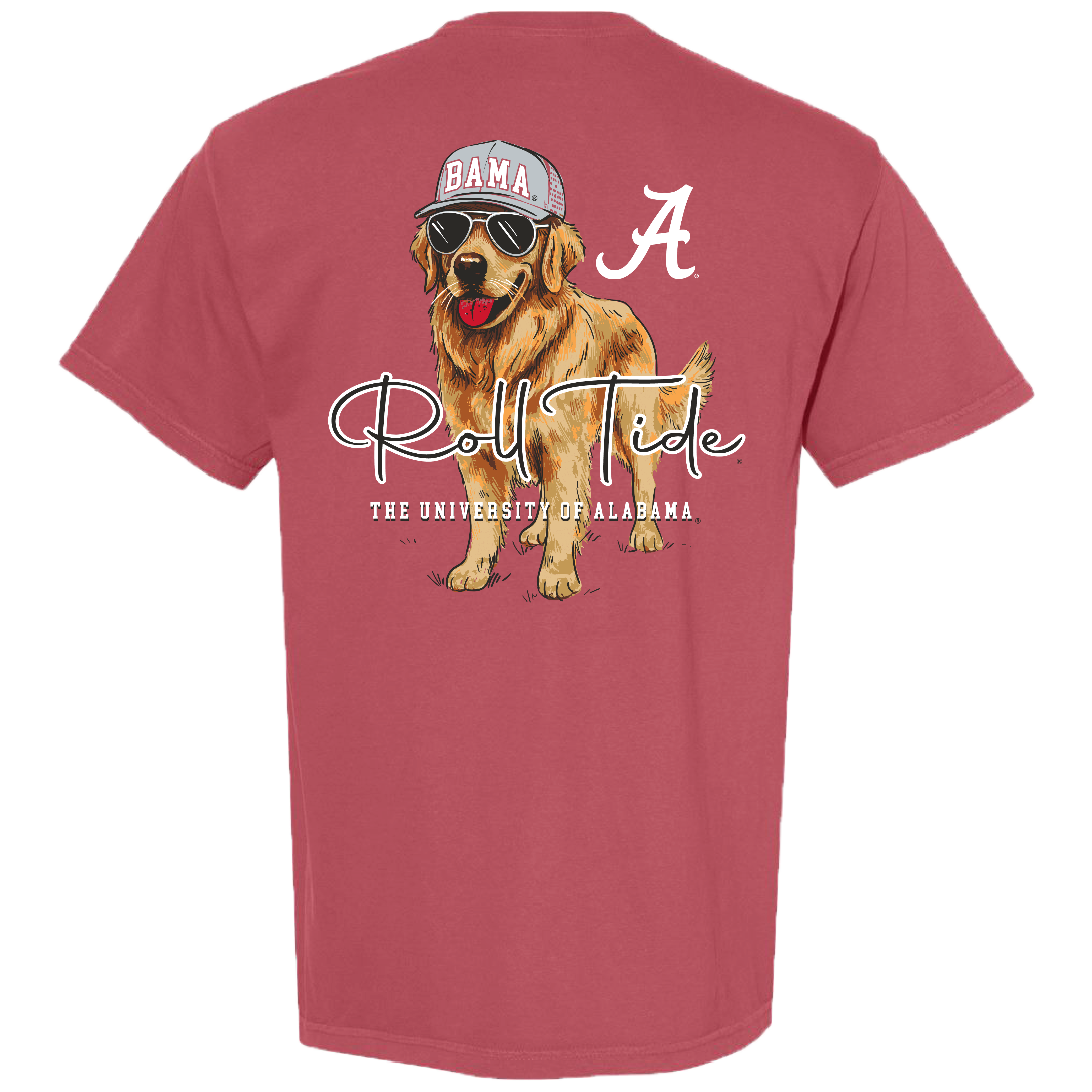 GGO-AL-1003 Roll Tide Dog Crimson