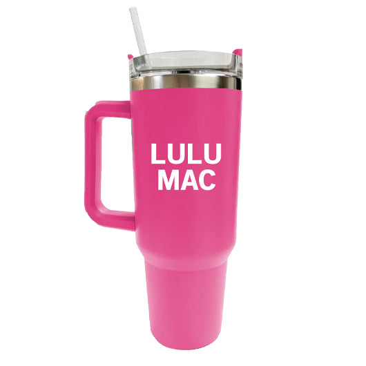 SC-4412-LM Morgan Tumbler Hot Pink with White Logo