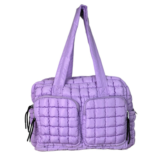 ★TOUT Y EST★ Circle Puffer Body Bag Purple LOR23FUBG0001P The Puffer Travel Tote - Lavender | Puffer Travel Tote