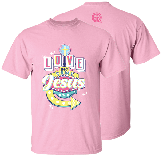 2655 Love Jesus Sign Light Pink