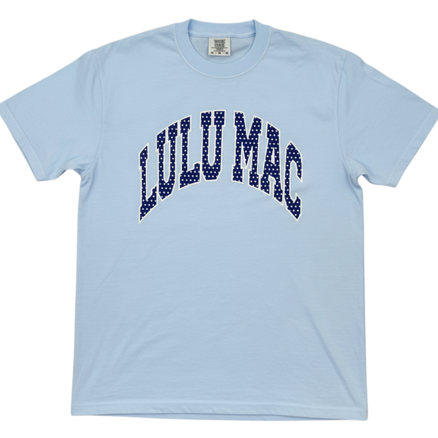 LM-PD-1001 Polka Dot Adult Chambray Comfort Colors Tee