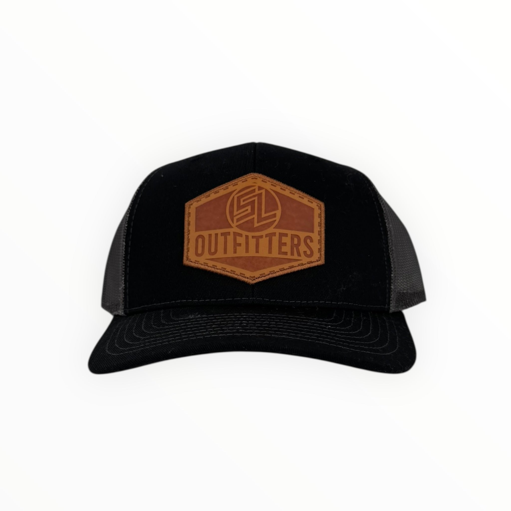 SL-CP-2016 Leather Patch Black Grey