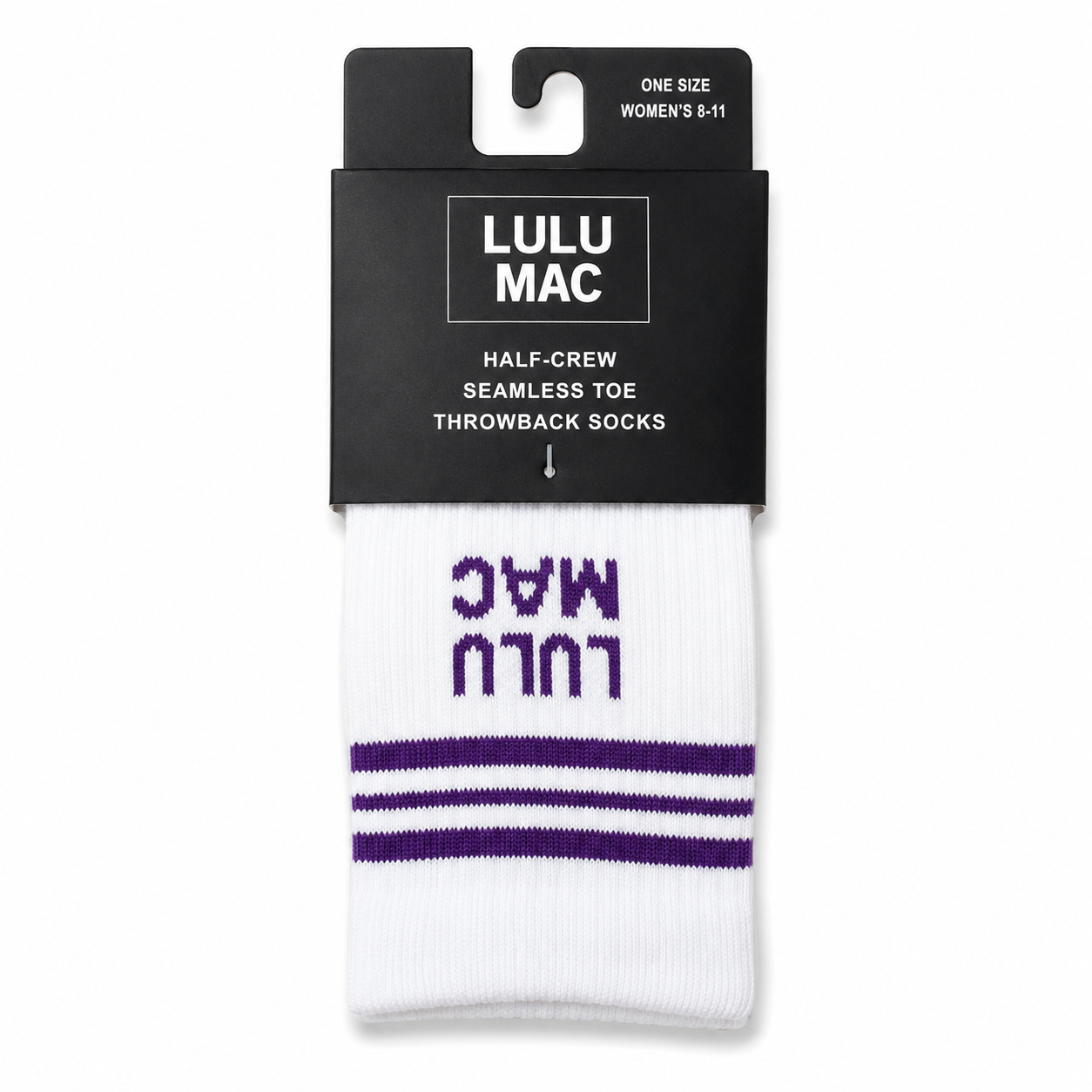 LM-SO-1001 Lulu Mac Socks Single Pair - PURPLE