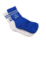 LM-SO-1000 Lulu Mac Socks 2 Pair Box-  ROYAL/ROYAL