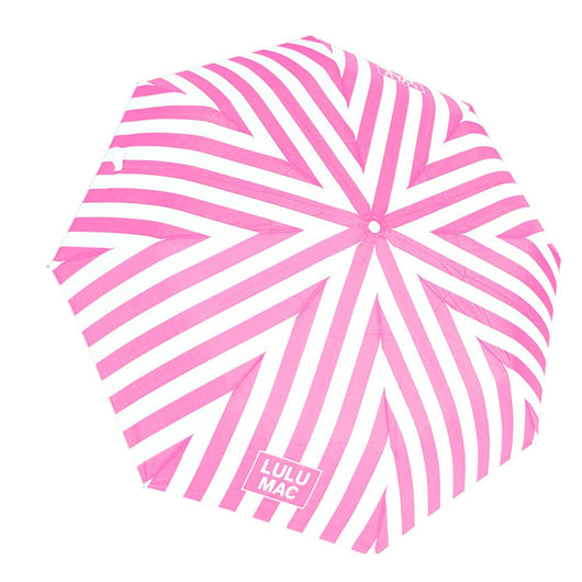 Lulu Mac Umbrella-Pink Stripe