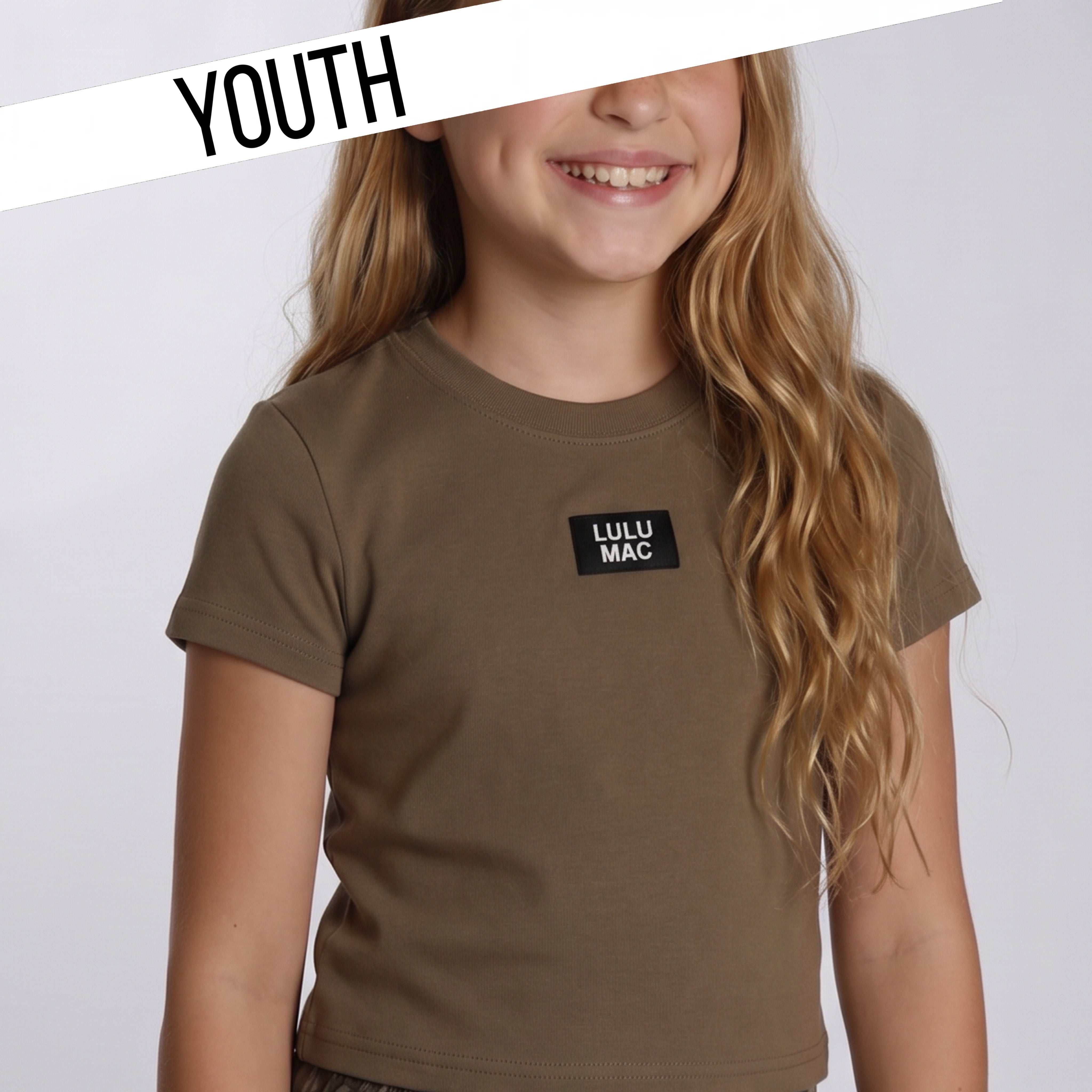 KD-TP1000 Kids Baby Doll Top - Dk Olive
