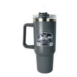 SD-4412-SL DEER TUMBLER GREY