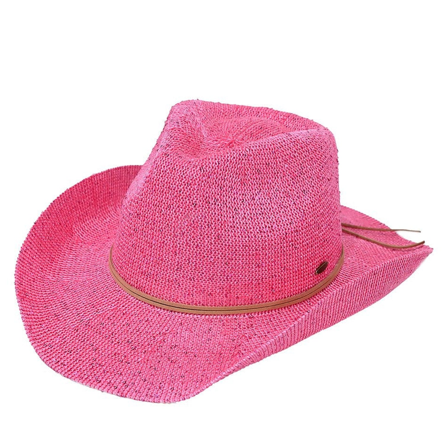 CBC-03 Cowgirl Hat with Glitter Pink