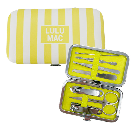 MCST- Yellow Stripe Darby Manicure Set