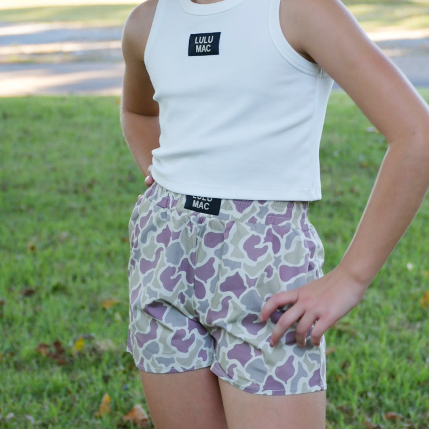 LM-KSH-1005-Light Camo KIDS SHORTS
