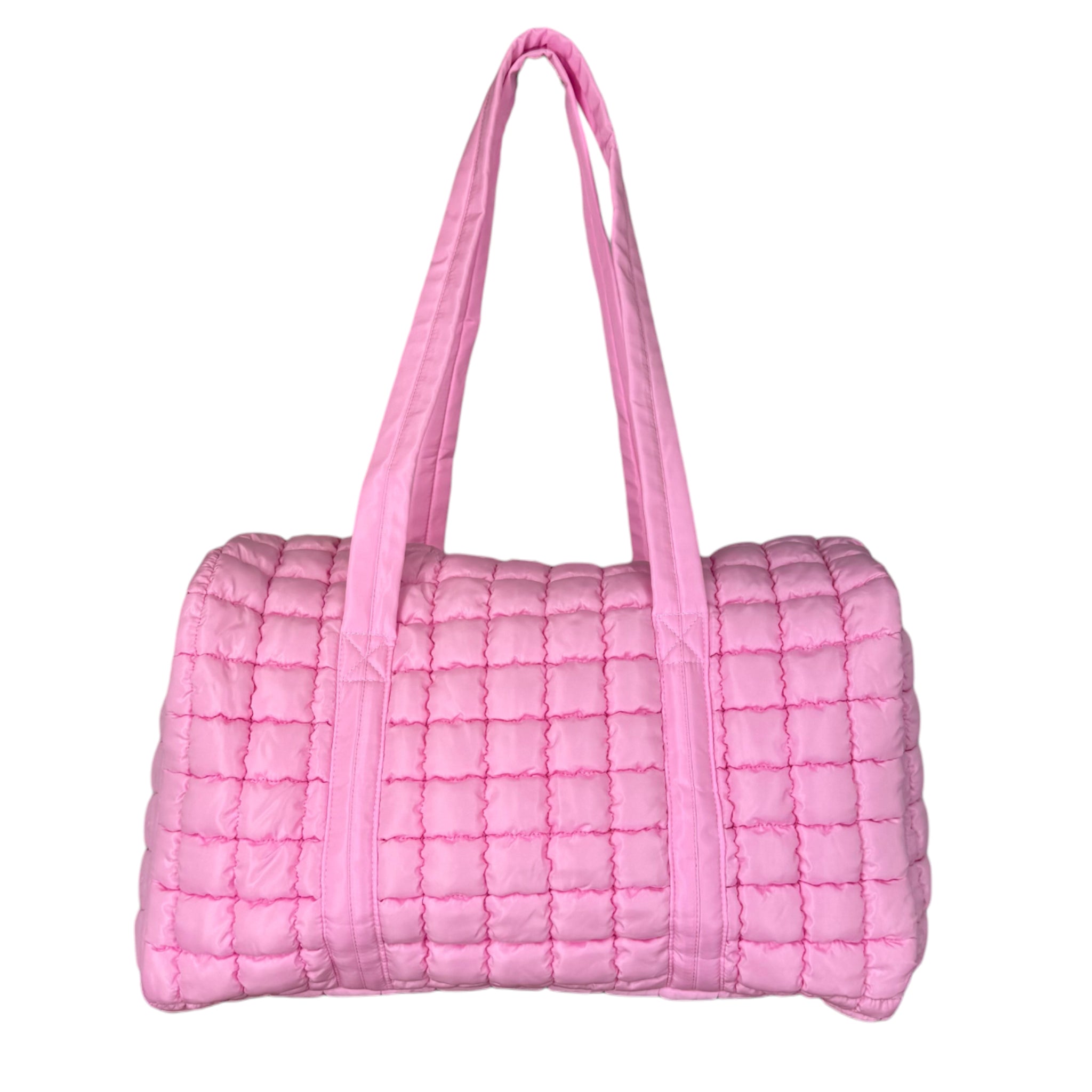 GZ-2812 Puffer Quilted Duffle Pink