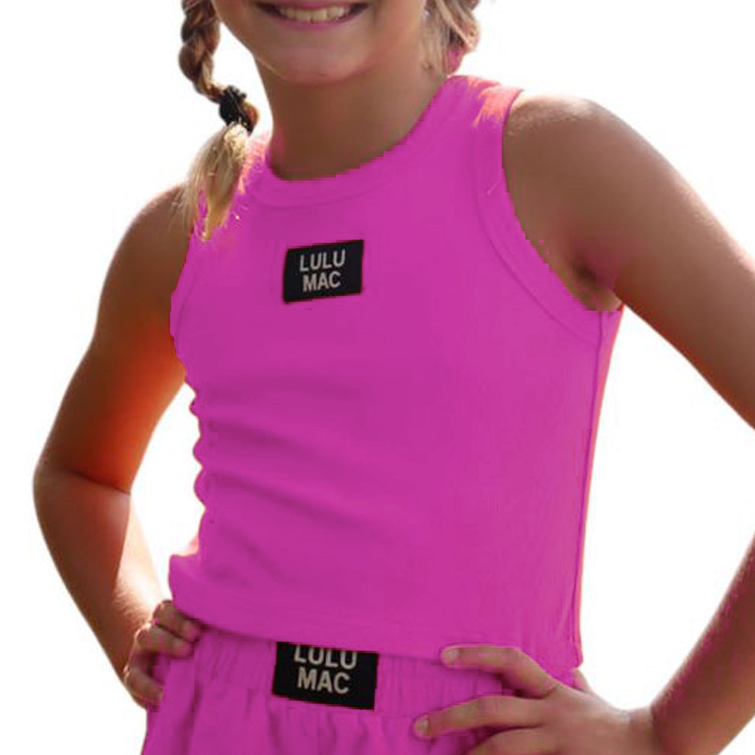 KIDS SOLID TANK LM-KTK-1000 HOT PINK