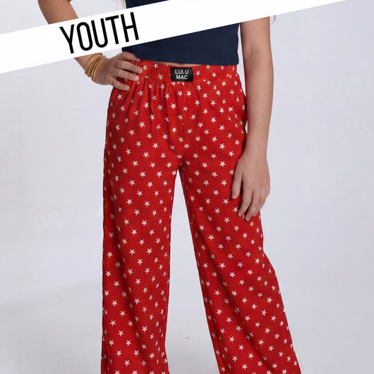 LM-KPA-1006 Red Stars Kids Pant