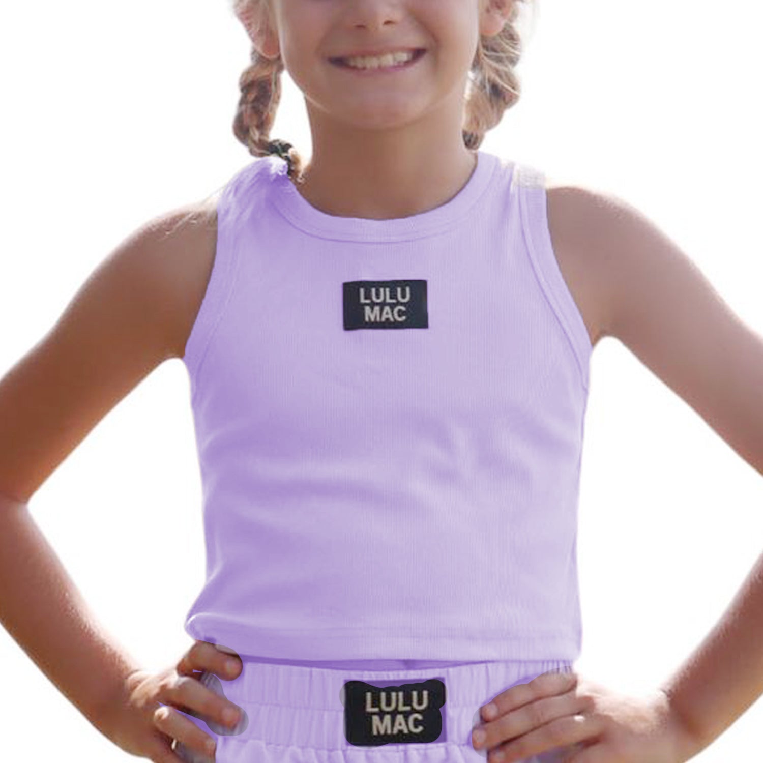 KIDS SOLID TANK LM-KTK-1000 LAVENDER